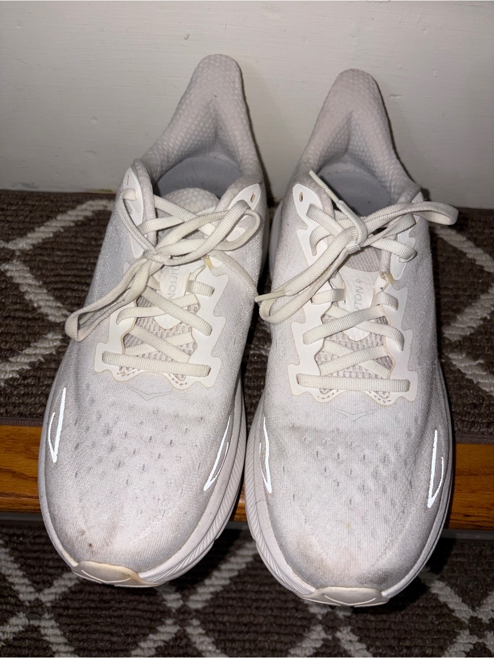Hoka Women's White Athletic Running Shoes